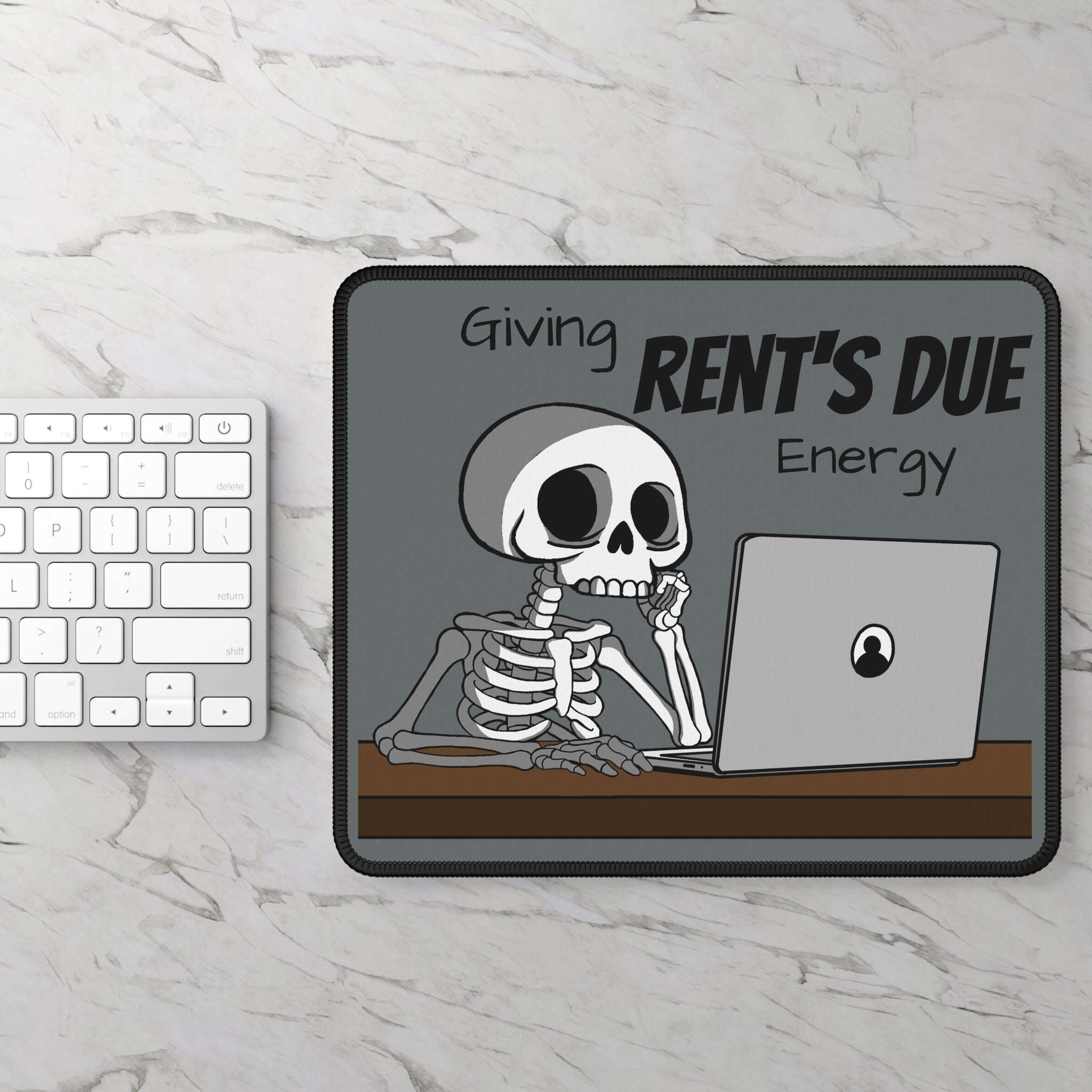 Rent's Due Mousepad